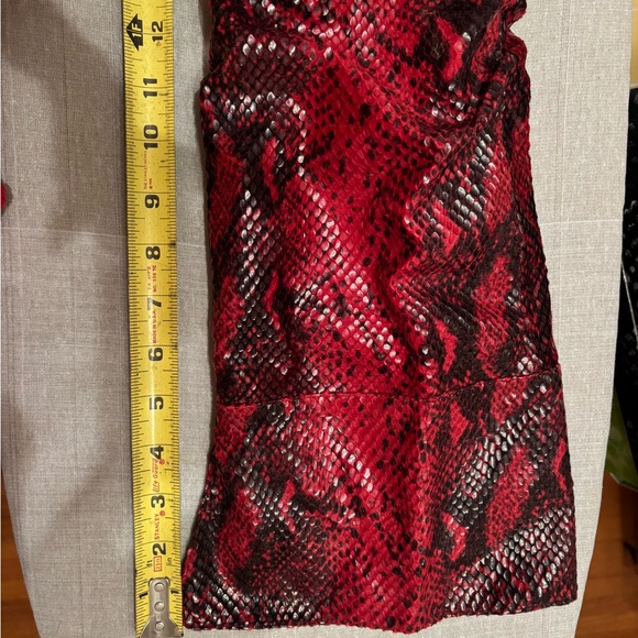 Jessica Simpson Red Heeled Boots with Stiletto Heel - Picture 10 of 11